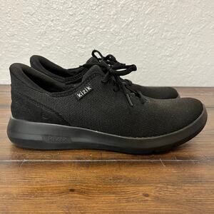 Kizik Madrid Eco Knit Black Slip On Shoe Mens 7.5 Womens 9